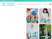 Tablet Screenshot of lembrancaselembrancas.com.br